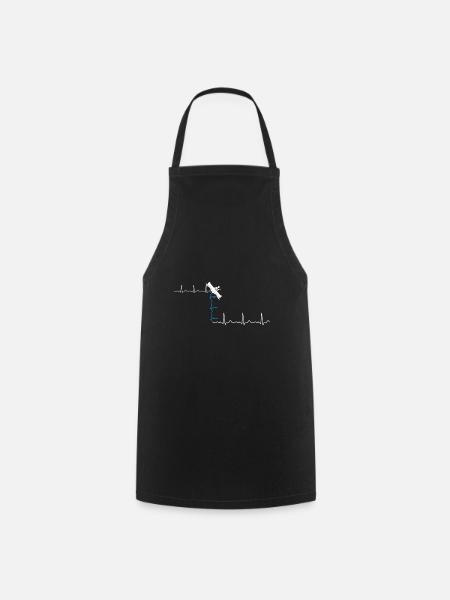 Canoë kayak pagaie cadeau canoë - Tablier de cuisine - noir