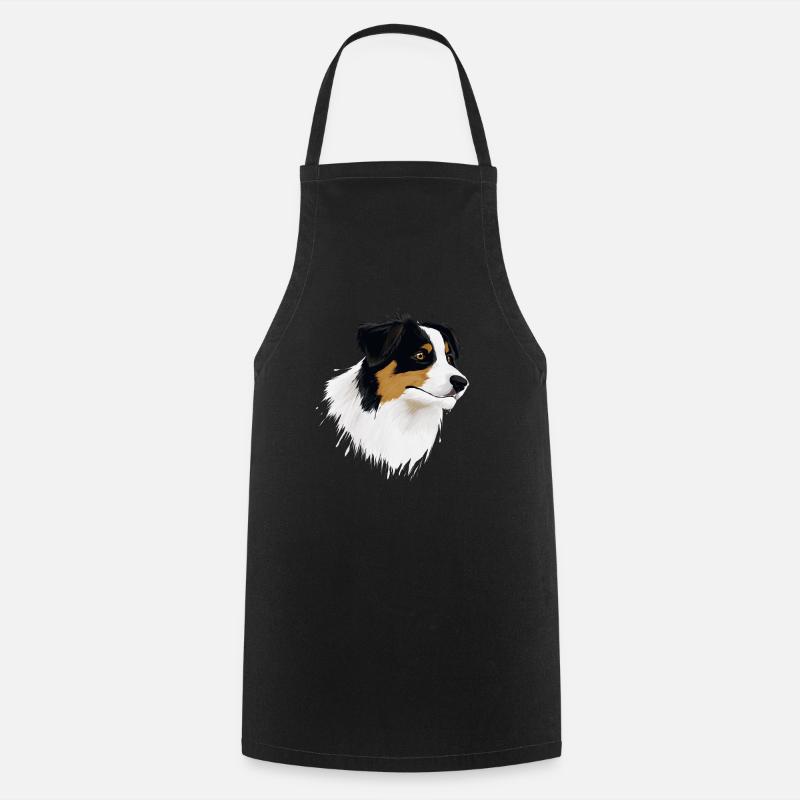 AUSTRALIAN SHEPHERD - Tablier de cuisine - noir