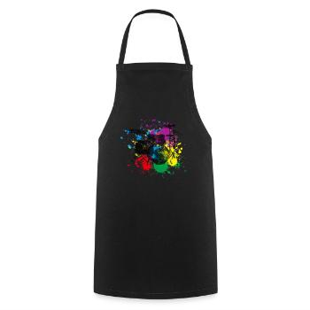 Drums Gift Idea for Drummer - Cooking Apron - black - Front - AI Model Male 185 dark (185cm)
