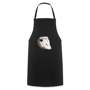 Opossum - Cooking Apron - black - Front - AI Model Male 185 dark (185cm)
