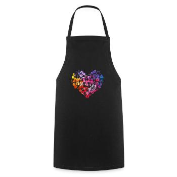 Violoncelle musicien cadeau pour violoncelle joueur - Tablier de cuisine - noir - Devant - AI Model Male 185 dark (185cm)