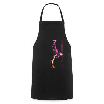 Violoncelle musicien cadeau pour violoncelle joueur - Tablier de cuisine - noir - Devant - AI Model Male 185 dark (185cm)
