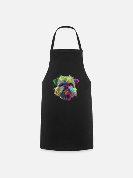 Brussels Griffon Hund - Kochschürze - Schwarz