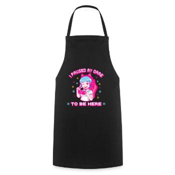 Gamer Girl Pink Gamer Gamer Girl Gift - Cooking Apron - black - Front - AI Model Male 185 dark (185cm)