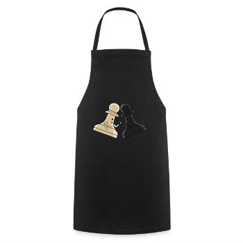 Pawn Arm Wrestle - Cooking Apron - black - Front - AI Model Male 185 dark (185cm)