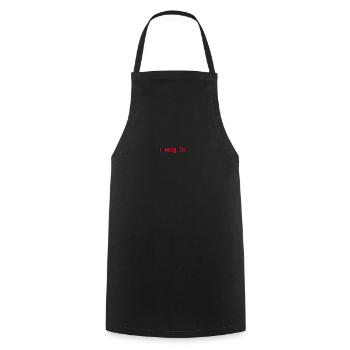I Mog Di Grunge Aesthetic Goth Saying Gift - Cooking Apron - black - Front - AI Model Male 185 dark (185cm)