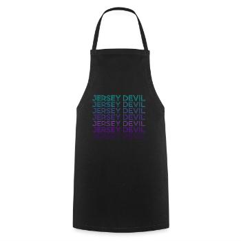 Jersey Devil Cryptozoology Retro - Cooking Apron - black - Front - AI Model Male 185 dark (185cm)