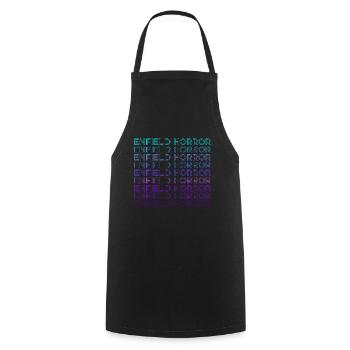 Enfield Horror Cryptozoology Retro - Cooking Apron - black - Front - AI Model Male 185 dark (185cm)