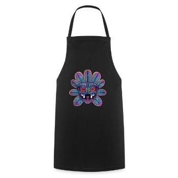 Quetzalcoatl Aztecs Feathered Snake Maya Inca - Cooking Apron - black - Front - AI Model Male 185 dark (185cm)