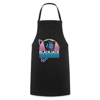 Blackjack Pik Jack Casino Joueur Jeu Gesc - Tablier de cuisine - noir - Devant - AI Model Male 185 dark (185cm)