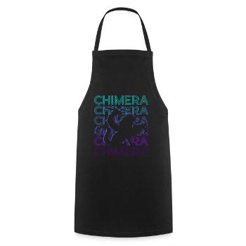 Chimera Ancient Greek Mythology Retro Gift - Cooking Apron - black - Front - AI Model Male 185 dark (185cm)