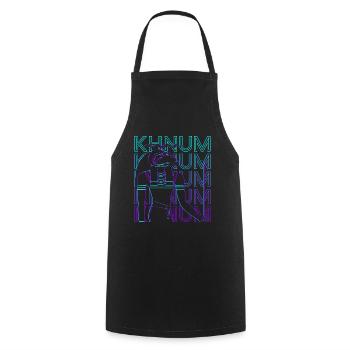 Khnum Egyptian God Ancient Egypt Retro Geschen - Cooking Apron - black - Front - AI Model Male 185 dark (185cm)