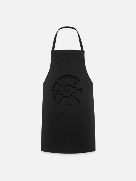 Hunab Ku Ometeotl Aztèque Yucatèque Maya Maya Inca - Tablier de cuisine - noir