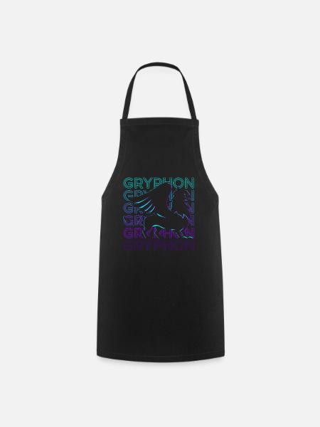 Griffin Greek Mythology Ancient Greek - Cooking Apron - black