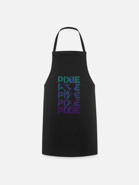 Pixie Fairy Retro - Cooking Apron - black