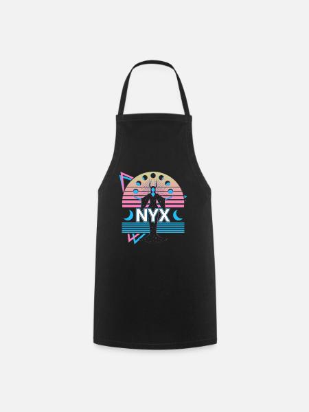 Nyx Greek Goddess Ancient Greek Mythology - Cooking Apron - black