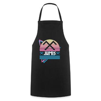Le symbole letton de Jumi Dieu païen Antiquité Sy - Tablier de cuisine - noir - Devant - AI Model Male 185 dark (185cm)