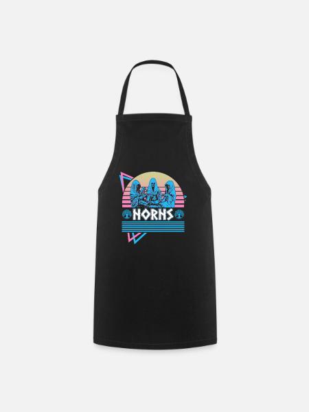 Nornen Nordische Mythologie Retro - Forklæde - sort