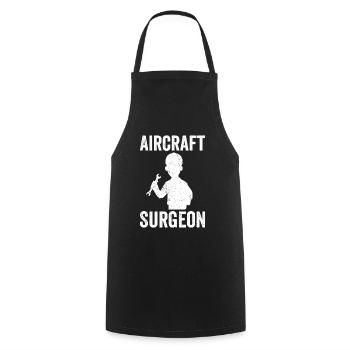 Chirurgien des fusées Ingénieur de fusée Cool Aerospace - Tablier de cuisine - noir - Devant - AI Model Male 185 dark (185cm)