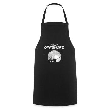 Team Off Shore - Cooking Apron - black - Front - AI Model Male 185 dark (185cm)