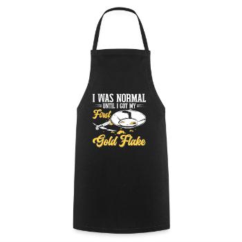 Funny Gold Panners Gold Seekers Gold Diggers Excavators - Cooking Apron - black - Front - AI Model Male 185 dark (185cm)
