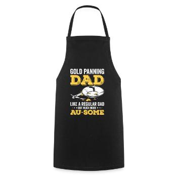 Drôles de panneurs d’or chercheurs d’or chercheurs d’or excavatrices - Tablier de cuisine - noir - Devant - AI Model Male 185 dark (185cm)