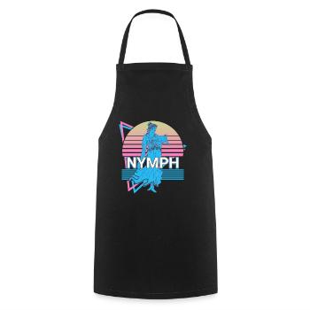 Nymph Ancient Greek Greek mythology Nature - Cooking Apron - black - Front - AI Model Male 185 dark (185cm)