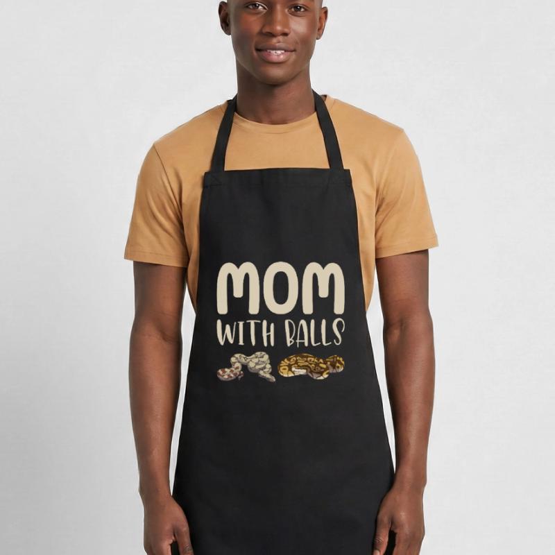 Funny Ball Python Snake Cooking Apron