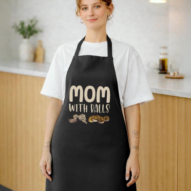 Funny Ball Python Snake Cooking Apron
