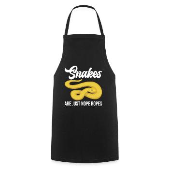 Les drôles de serpents ne sont que des bibelots - Tablier de cuisine - noir - Devant - AI Model Male 185 dark (185cm)