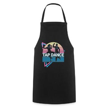 Claquettes Danse à claquettes Rétro - Tablier de cuisine - noir - Devant - AI Model Male 185 dark (185cm)