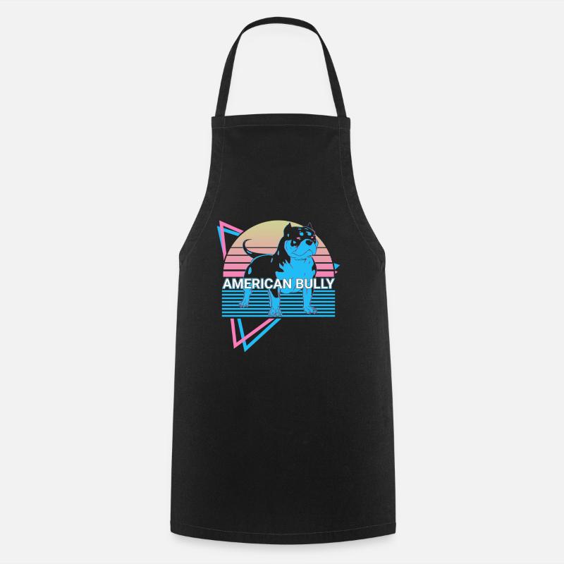 American Bully Retro - Tablier de cuisine - noir