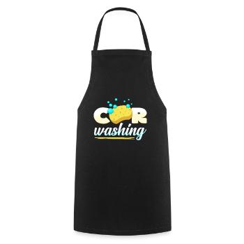 Entretien du véhicule de lavage de voiture - Tablier de cuisine - noir - Devant - AI Model Male 185 dark (185cm)