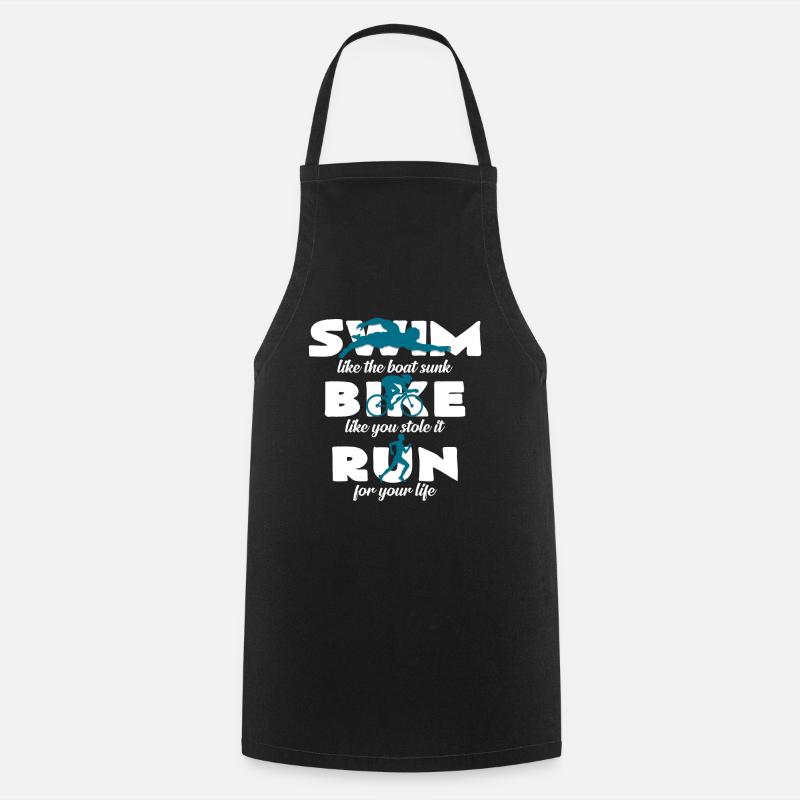 Triathlon - Cooking Apron - black