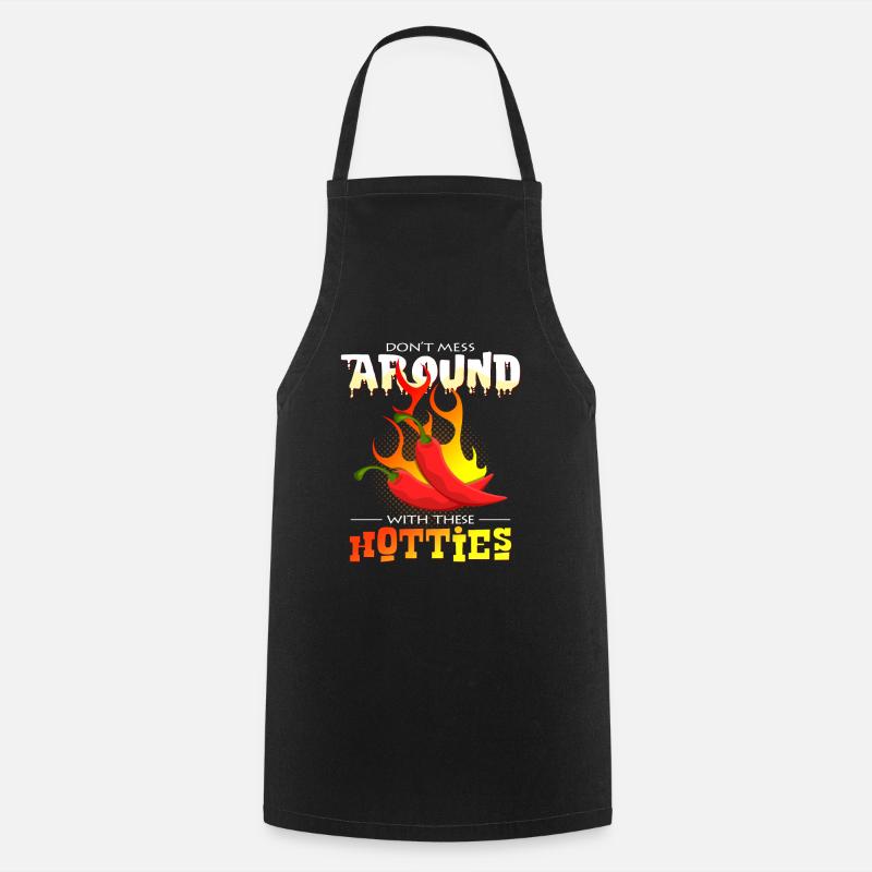 chilli - Cooking Apron - black