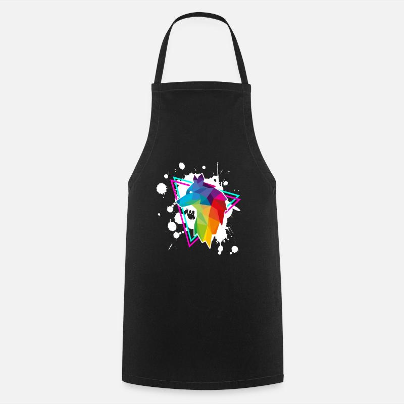 loup - Tablier de cuisine - noir