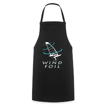 Windfoiling - Tablier de cuisine - noir - Devant - AI Model Male 185 dark (185cm)