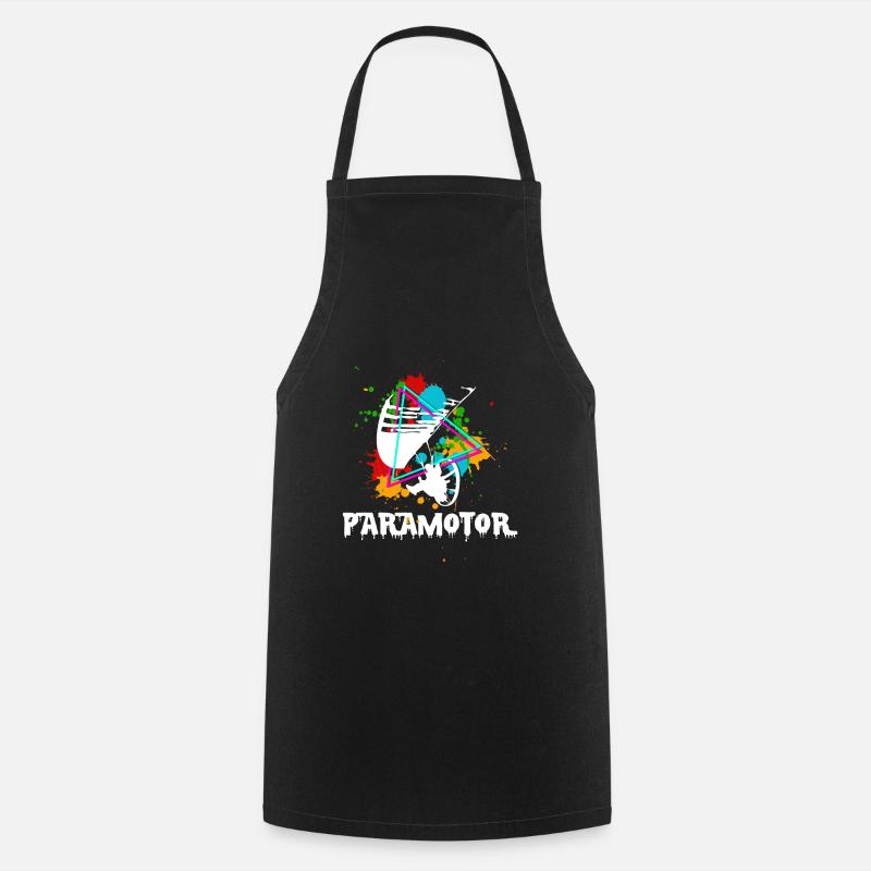 Paramotor - Cooking Apron - black