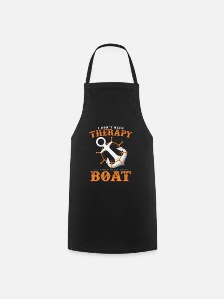 Boot - Kochschürze - Schwarz