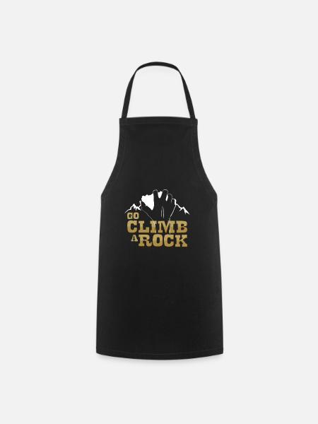 Escalade - Tablier de cuisine - noir