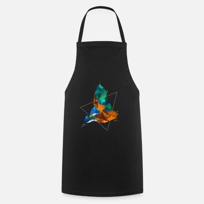 martin-pêcheur - Tablier de cuisine - noir