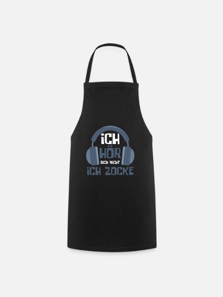 Gaming Game Gamer - Kochschürze - Schwarz