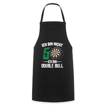 50. Geburtstag Darts Geschenk 50 Ehrentag Männer - Kochschürze - Schwarz - Vorne - AI Model Male 185 dark (185cm)