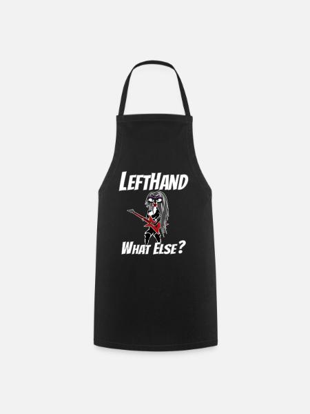 Lefthand what else? Hardrock Schnecke - Kochschürze - Schwarz