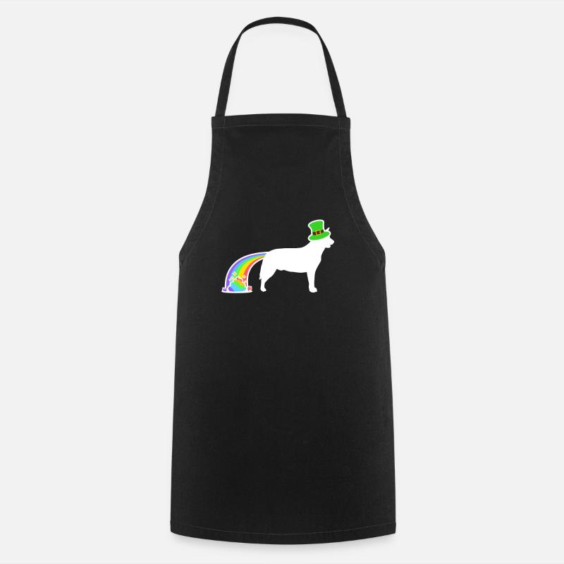 St. Patricks Dog - Bouvier australien - Tablier de cuisine - noir