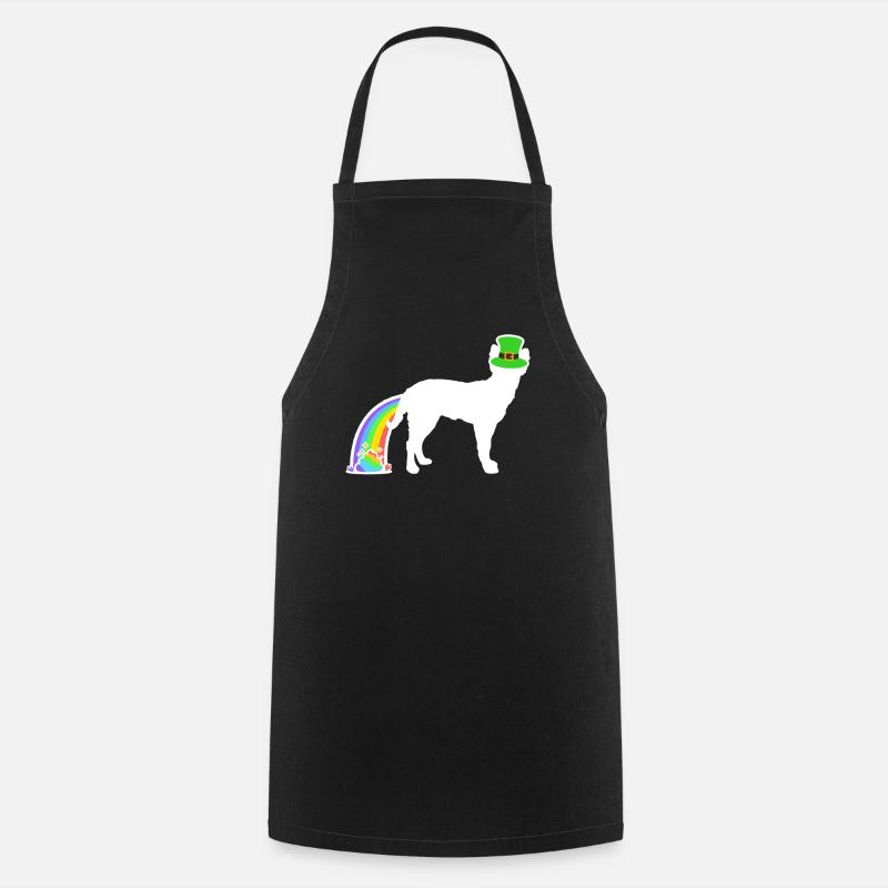 St. Patrick's Dog - Mudi - Kochschürze - Schwarz