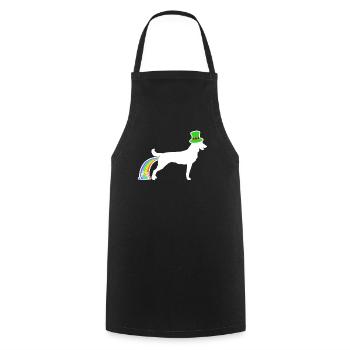 St. Patrick’s Dog - Taiwan Hund - Tablier de cuisine - noir - Devant - AI Model Male 185 dark (185cm)