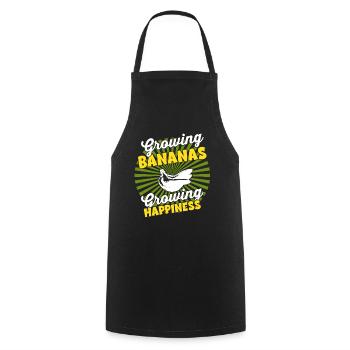 Culture en croissance - Farmer Harvest Banana - Tablier de cuisine - noir - Devant - AI Model Male 185 dark (185cm)