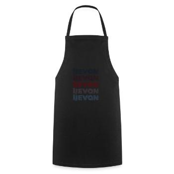 Vintage Armenia City - Retro Ijevan - Tablier de cuisine - noir - Devant - AI Model Male 185 dark (185cm)