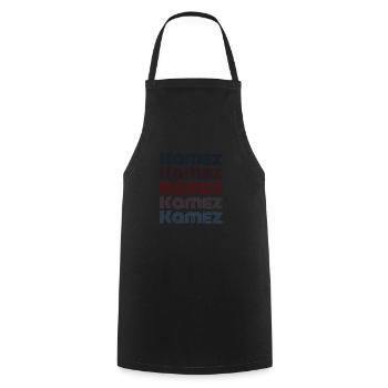Vintage Albania Town - Retro Kamez - Tablier de cuisine - noir - Devant - AI Model Male 185 dark (185cm)